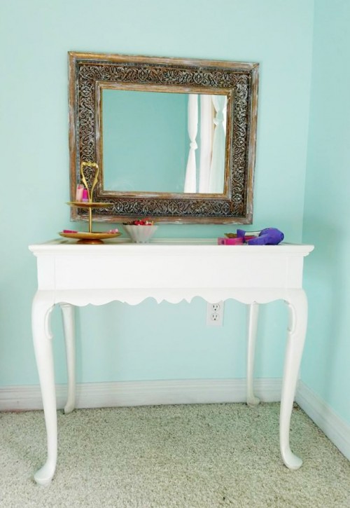 Under the sea table makeover