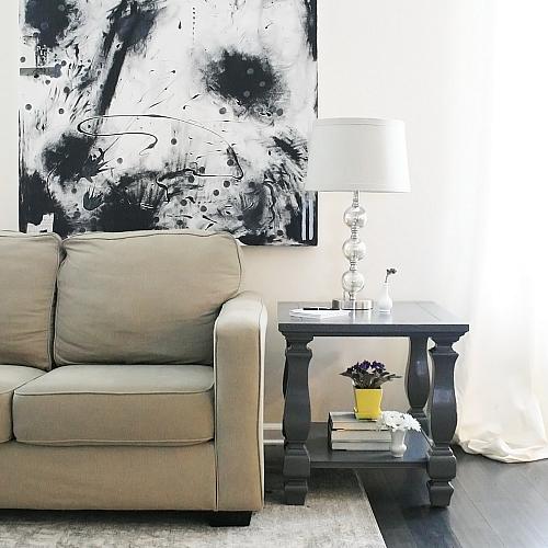 decoart satin enamel smoke grey