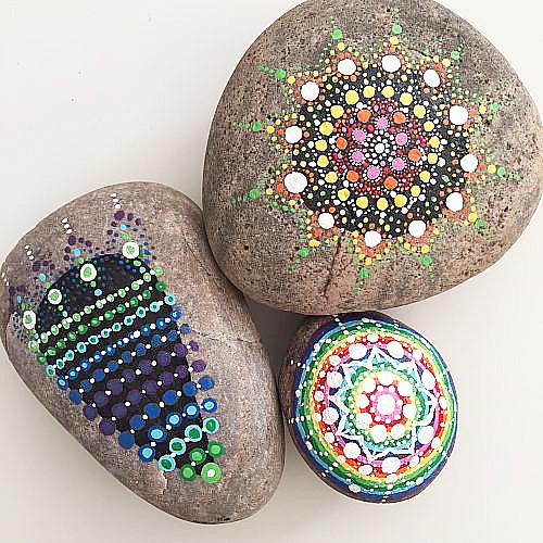 Mandala rocks