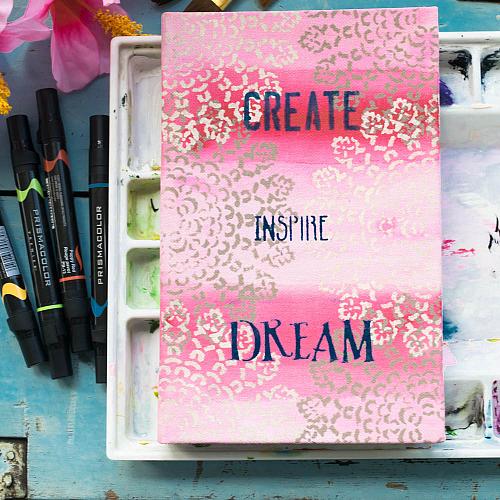 How I Painted My Notebook Cover with Acrylic Markers - Chocolate Musings