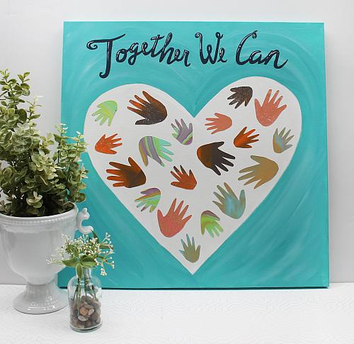 Together we can canvas