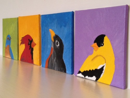 Bird canvas