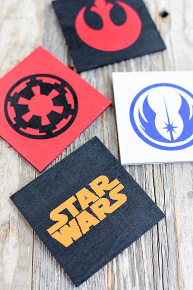Star Wars Coaster Set #2 Embroidery Design (set of 4)