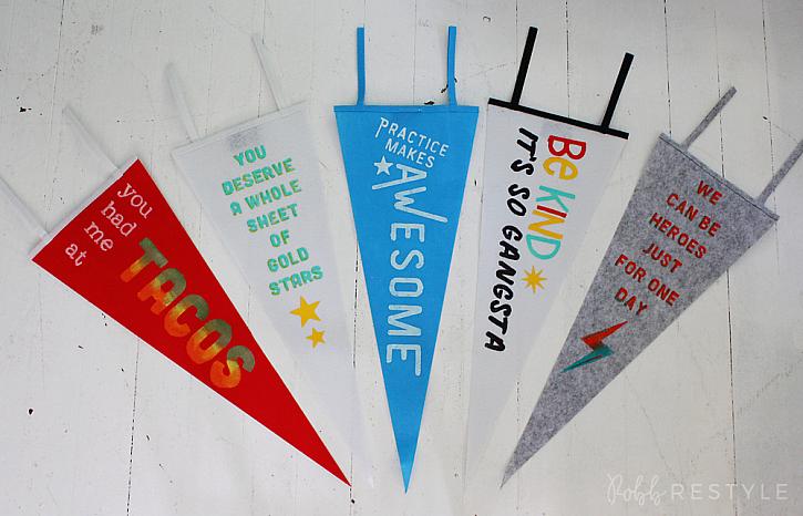 DIY Craft kits for kids: Felt pennant banner - Lansdowne Life