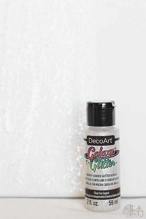 Decoart Galaxy Glitter Acrylic Paint 2oz Ice Comet - Clear