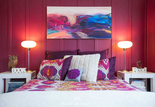 Purple bed set
