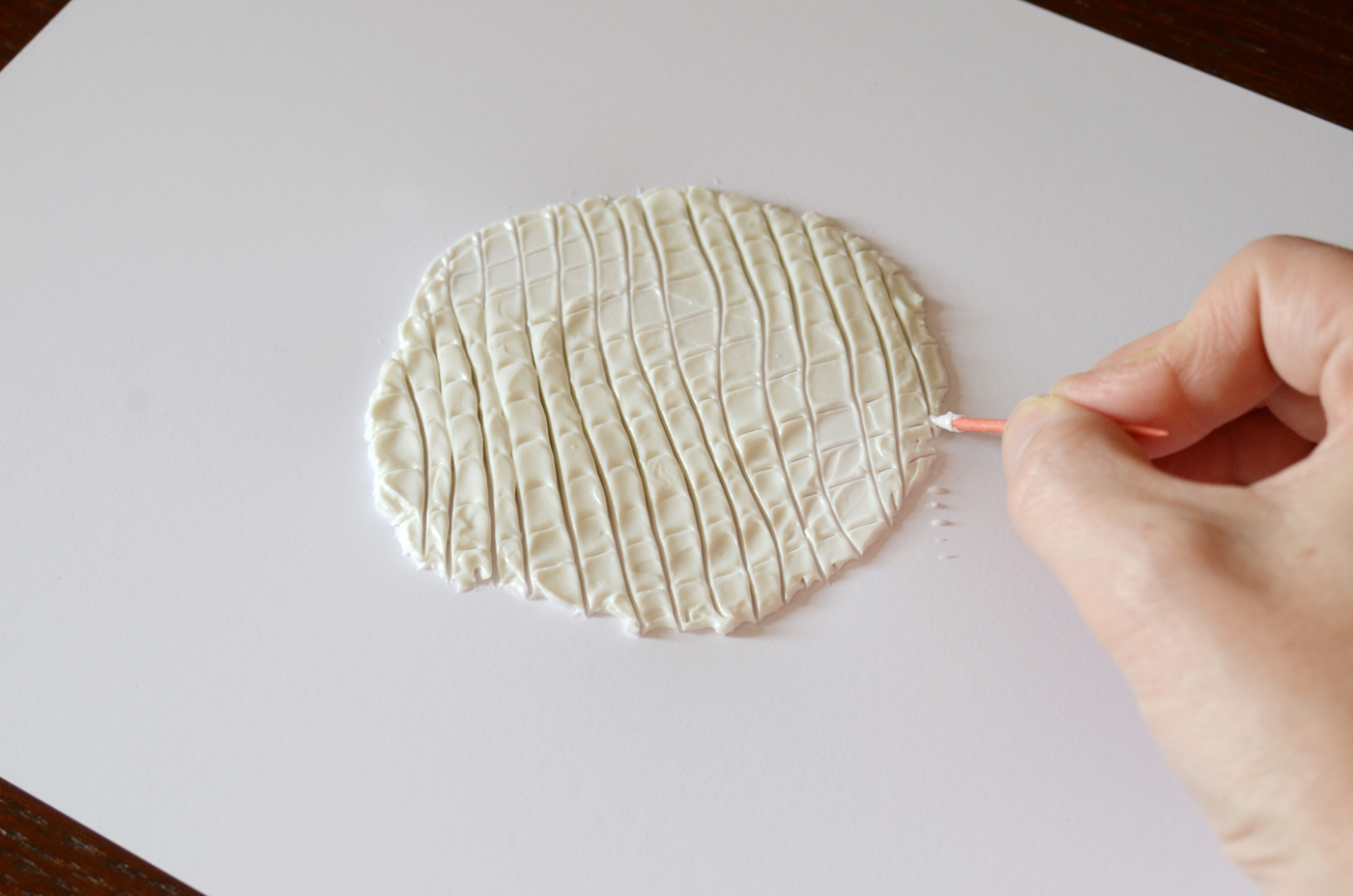 How to make your own Texture Paste in art, Moldingpaste