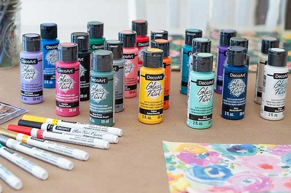 Glass Paint Marker Sets - DecoArt Acrylic Paint and Art Supplies