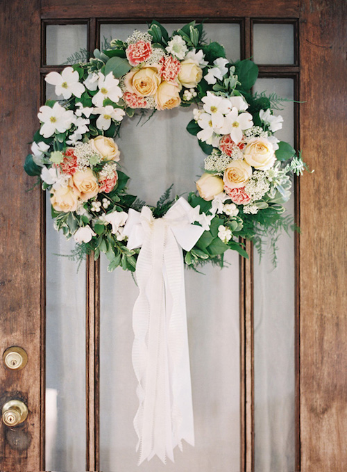 Wedding wreath ideas