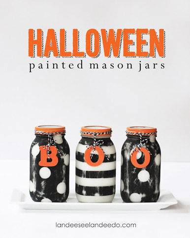 Mason Jar Fall Luminary  Paint and Create Your Own