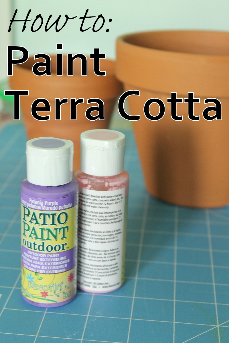 How to Paint Clay Pots