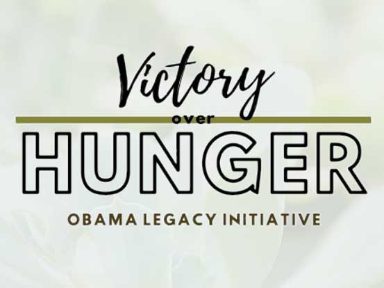 The OLI slogan victory over hunger