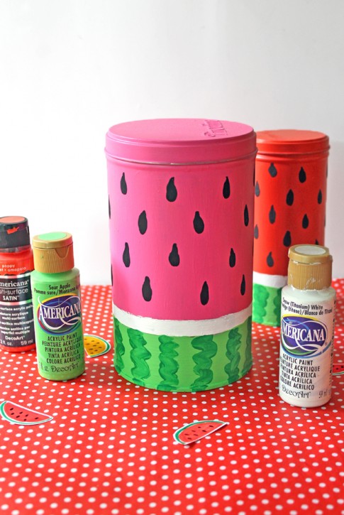 Watermelon tins