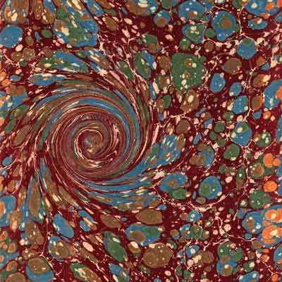 Turkish marbled paper