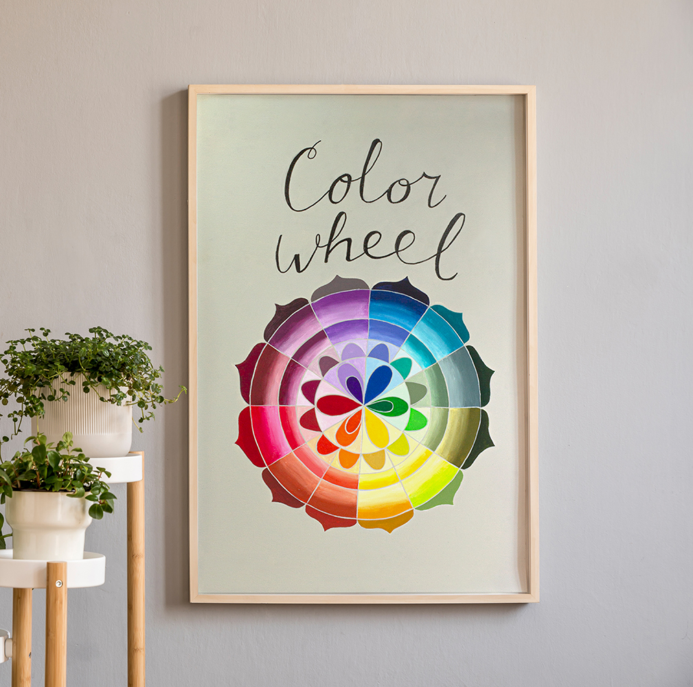 color wheel drawings